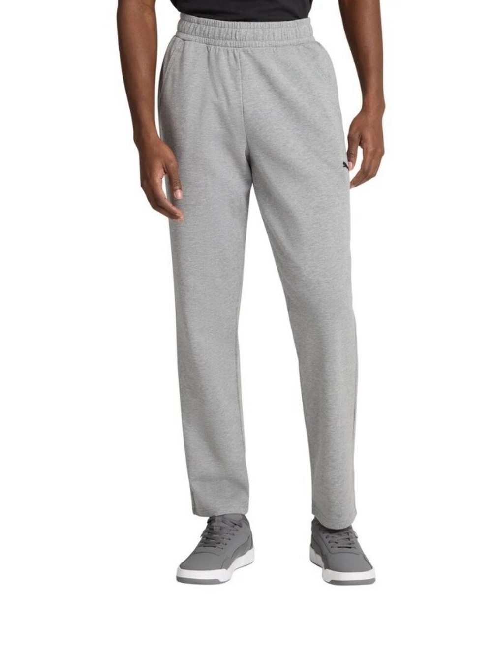 Puma Heather Gray Men's Jogger Sweatpants